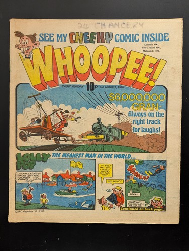 Whoopee comic 2nd august - whoopee, comic,
