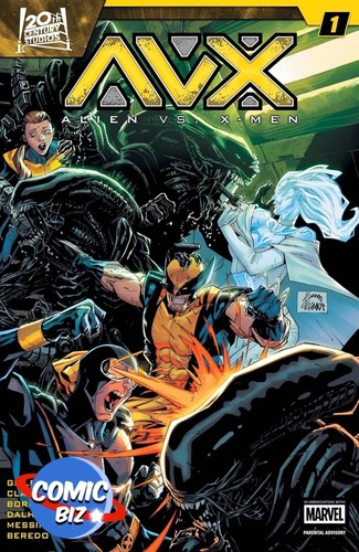 Alien men 1 1st - vs., x-men