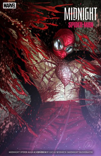 Midnight spider man cover - spider-man, b
