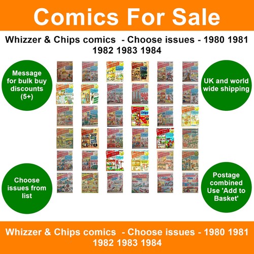 Whizzer chips comics - chips,