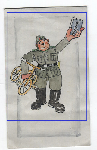 Foto ak selbst gemalt - ,